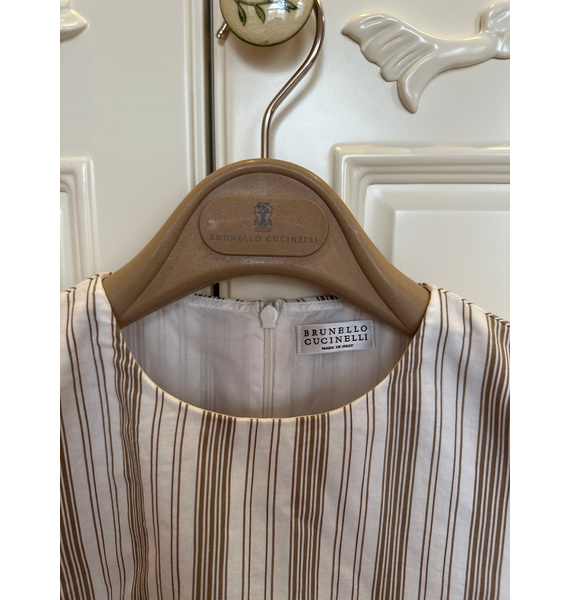 Платье • Brunello Cucinelli Kids • Кремовый