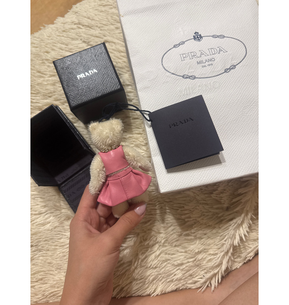 Брелок • Prada • Розовый