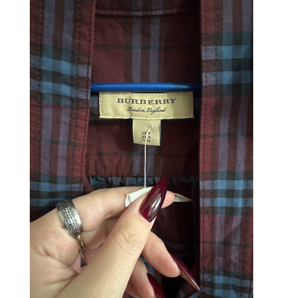 Платье • Burberry • Бордовый