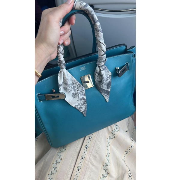 Сумка • Hermès • Голубой