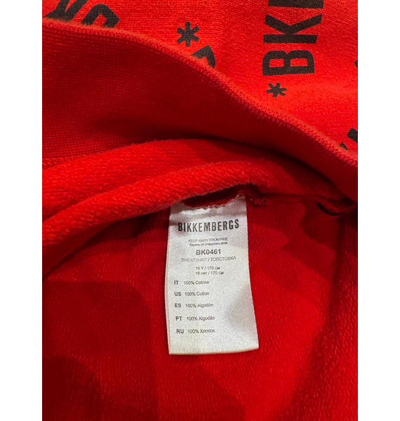 Пуловер • BIKKEMBERGS • Красный
