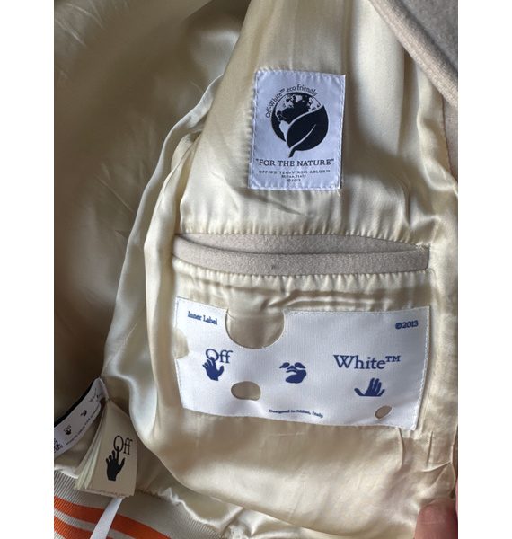 Бомбер • Off-White • Белый