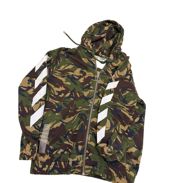 Худи • Off-White • Зеленый