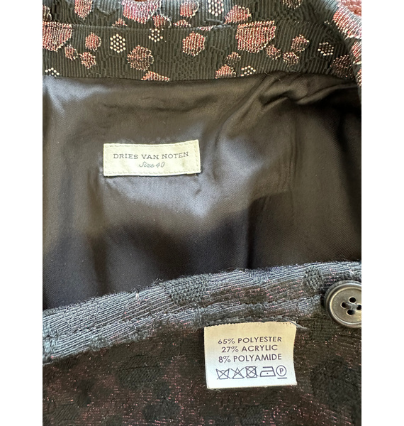 Пальто • Dries Van Noten • Черный