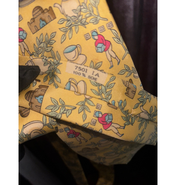Галстук • Hermès • Желтый