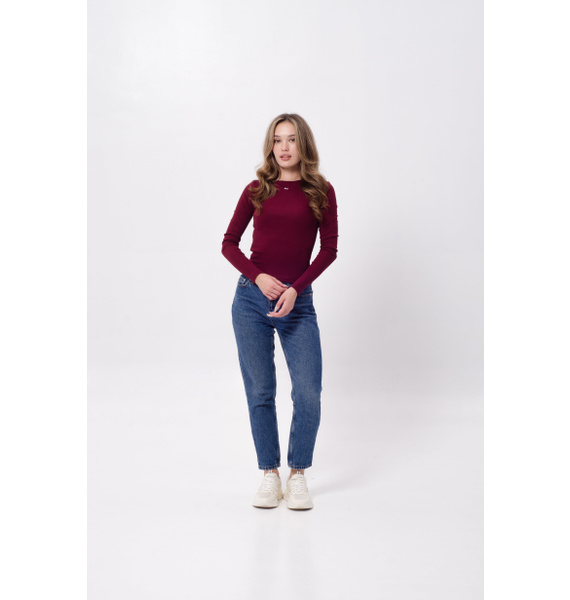 Лонгслив • Tommy Hilfiger • Бордовый