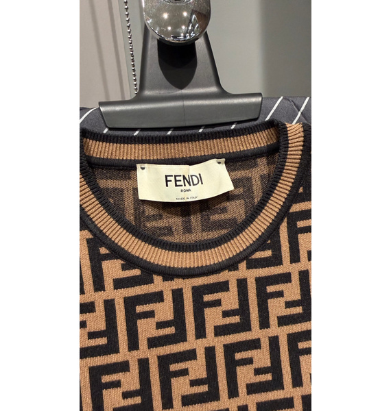 Футболка • Fendi • Коричневый