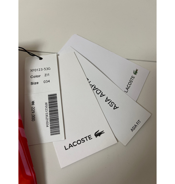 Брюки • Lacoste • Красный