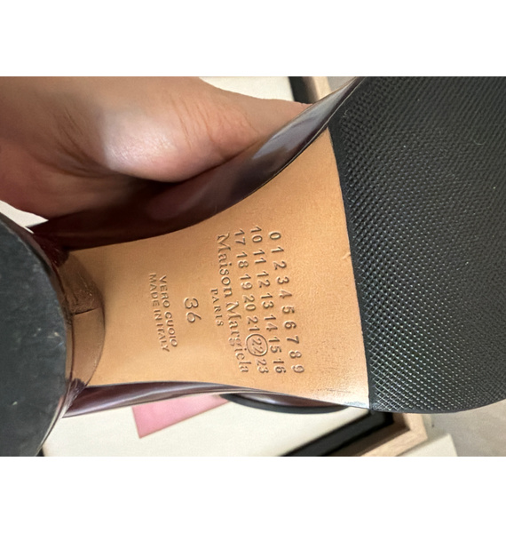 Туфли • Maison Margiela • Бордовый