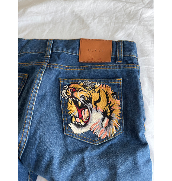 Джинсы • Gucci • Синий