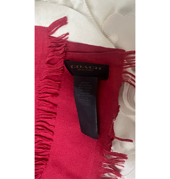 Шарф • Coach • Красный