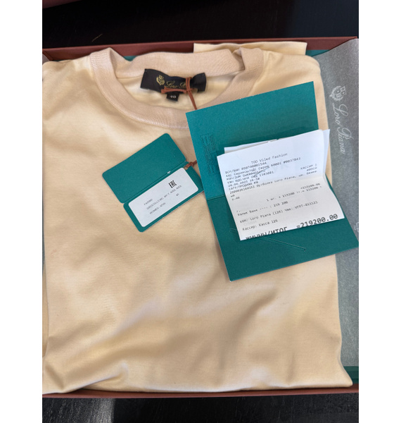 Футболка • Loro Piana • Бежевый