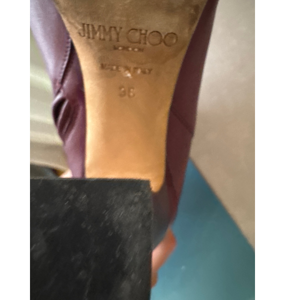 Ботильоны • Jimmy Choo • Бордовый