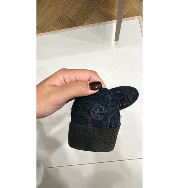 Кеды • Chanel • Темно-синий