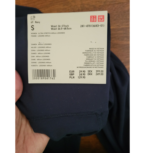 Легинсы • UNIQLO • Синий