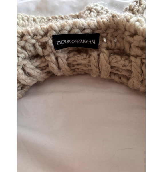 Шарф-накидка • Emporio Armani • Бежевый