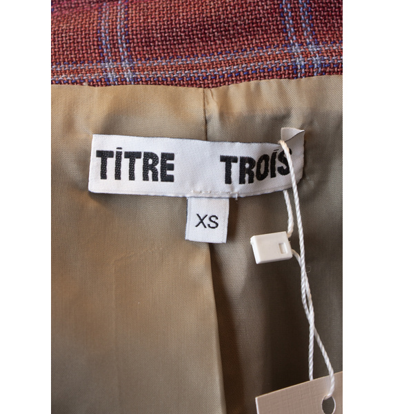 Жакет • TITRE TROIS • Бордовый