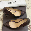 Туфли • Emilio Pucci • Бордовый