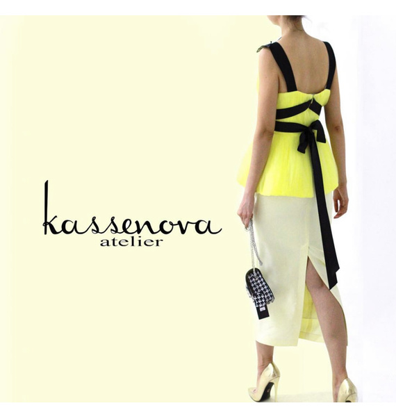 Платье • Atelier Kassenova • Желтый