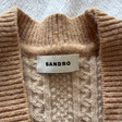 Кардиган • SANDRO • Бежевый