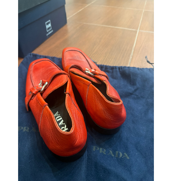 Мокасины • Prada • Красный