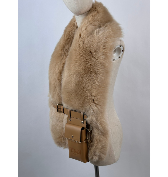 Накидка • Fendi • Бежевый