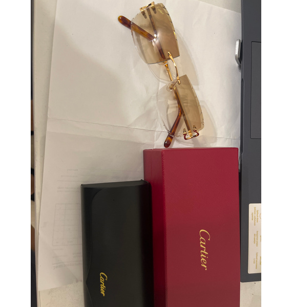 Очки • Cartier Eyewear • Золотой