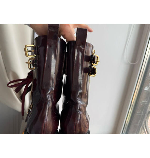 Ботинки • Louis Vuitton • Бордовый