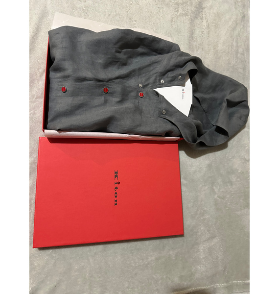 Рубашка • Kiton • Серый