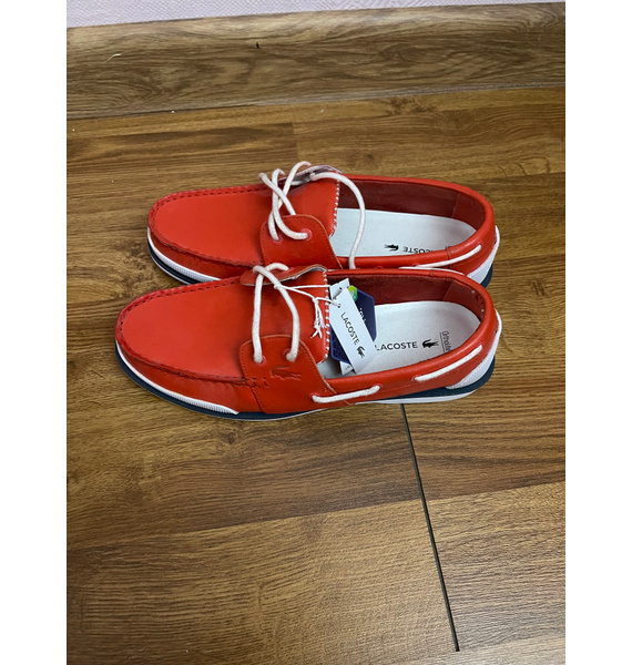 Лоферы • Lacoste • Красный