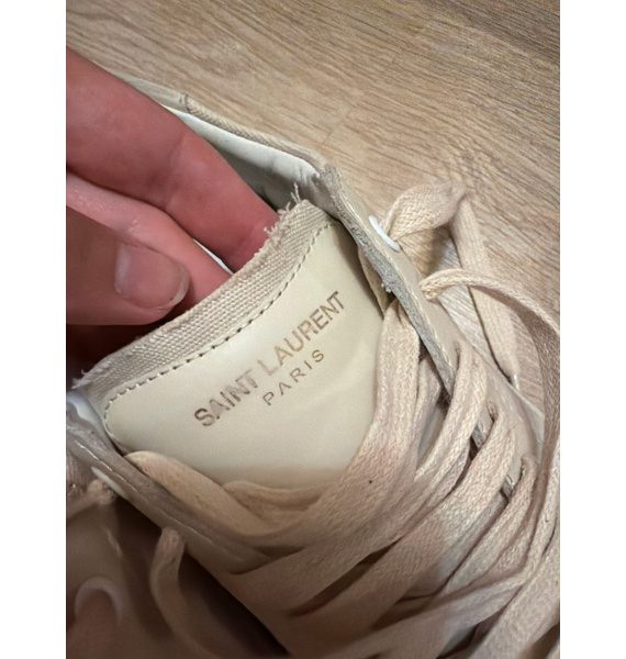 Кеды • Saint Laurent • Бежевый