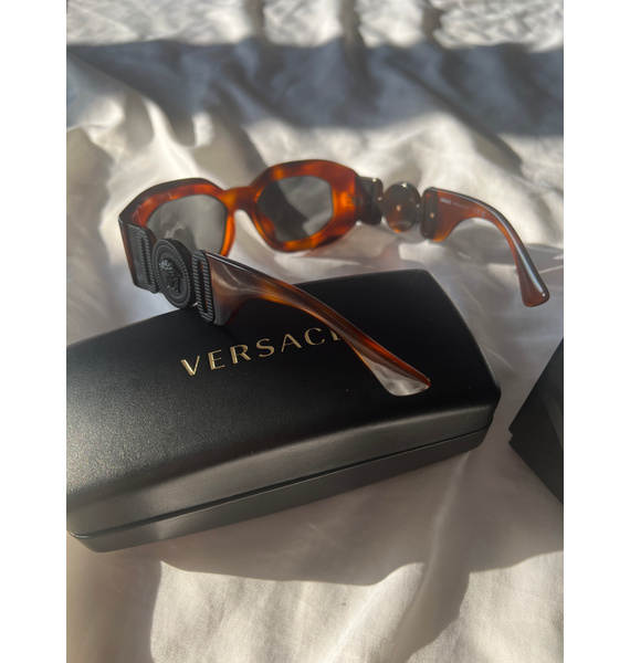 Солнцезащитные очки • Versace • Коричневый