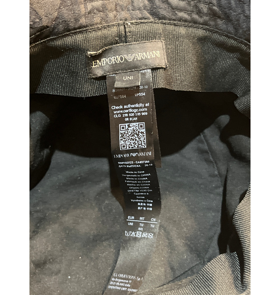 Панама • Emporio Armani • Черный