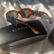 Солнцезащитные очки • Versace • Коричневый