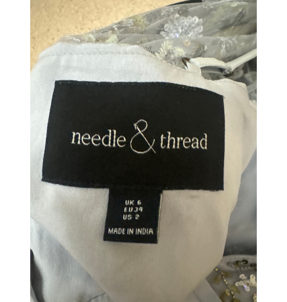 Платье • Needle & Thread • Голубой