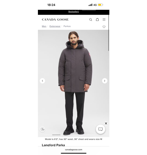 Парка • Canada Goose • Серый