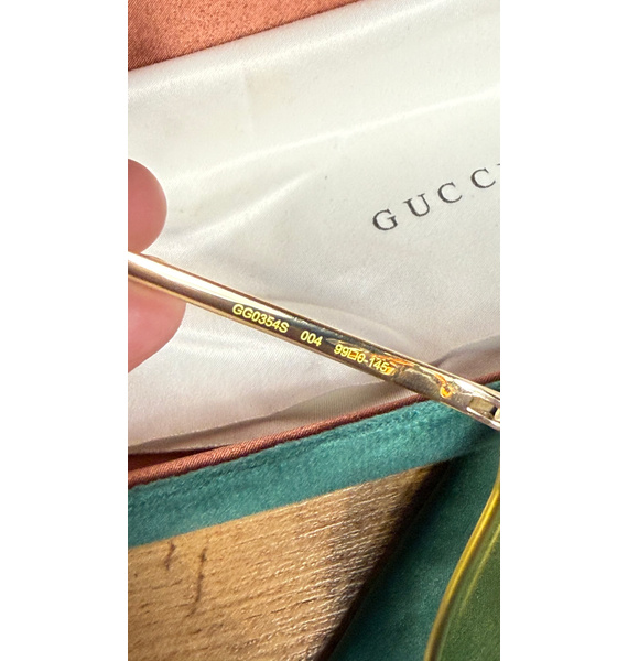 Очки • Gucci • Желтый