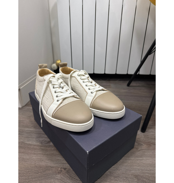 Кроссовки • Christian Louboutin • Кремовый