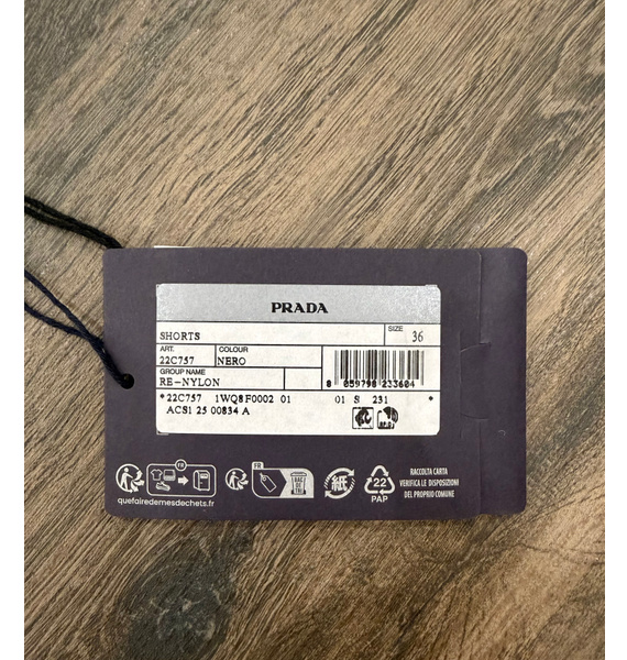 Шорты • Prada • Черный
