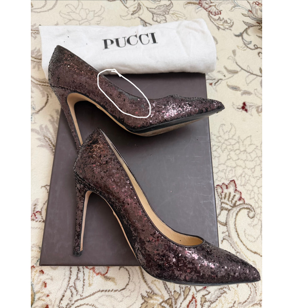 Туфли • Emilio Pucci • Бордовый