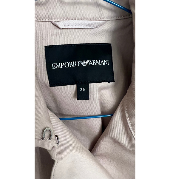 Тренч • Emporio Armani • Бежевый