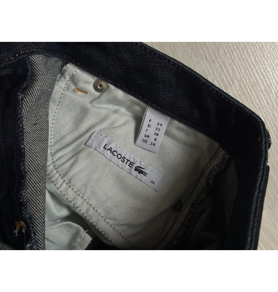 Джинсы • Lacoste • Темно-синий