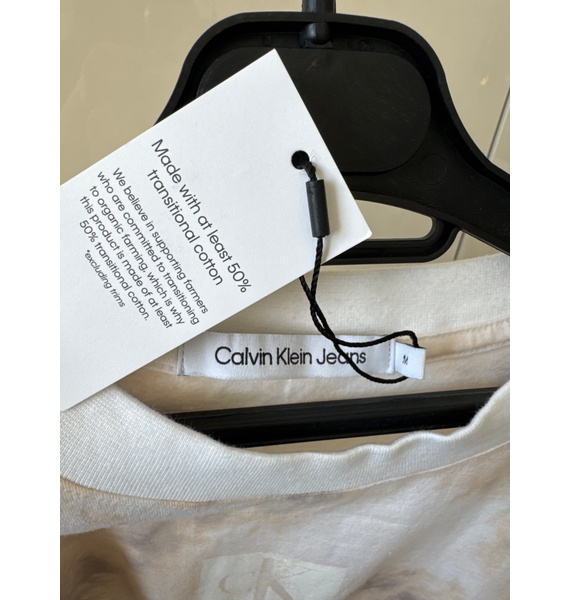 Футболка • Calvin Klein Jeans • Бежевый