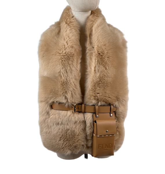 Накидка • Fendi • Бежевый