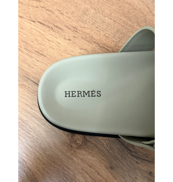 Шлепанцы • Hermès • Бежевый
