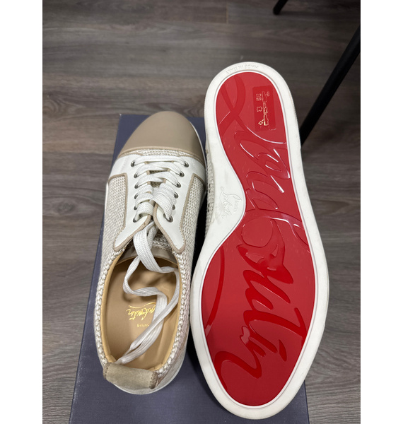 Кроссовки • Christian Louboutin • Кремовый