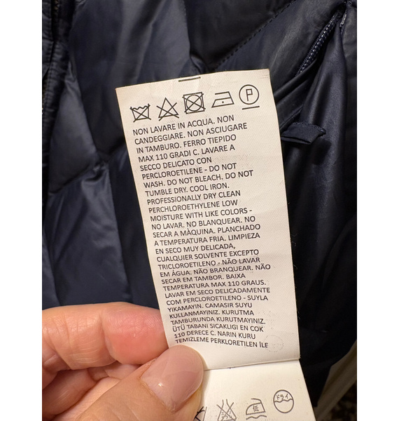 Пуховик • Max Mara • Темно-синий