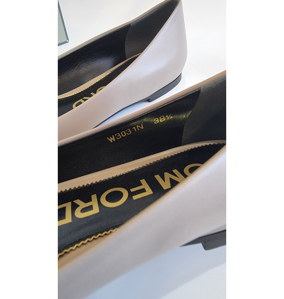 Балетки • TOM FORD • Бежевый