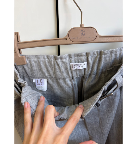 Брюки • Brunello Cucinelli • Серый