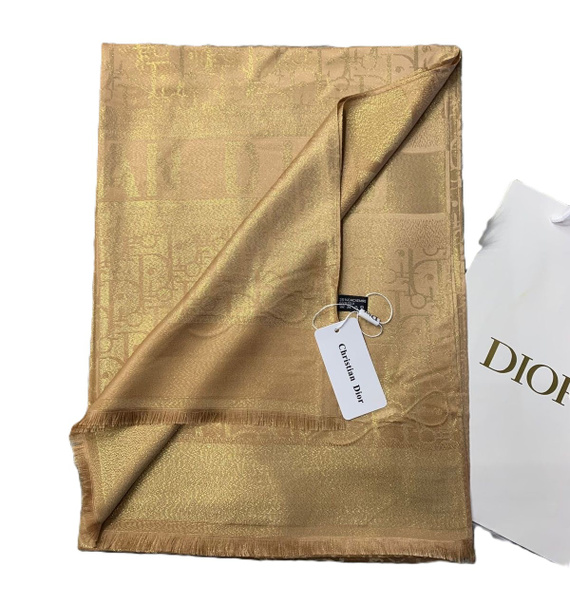 Шарф • Christian Dior • Золотой
